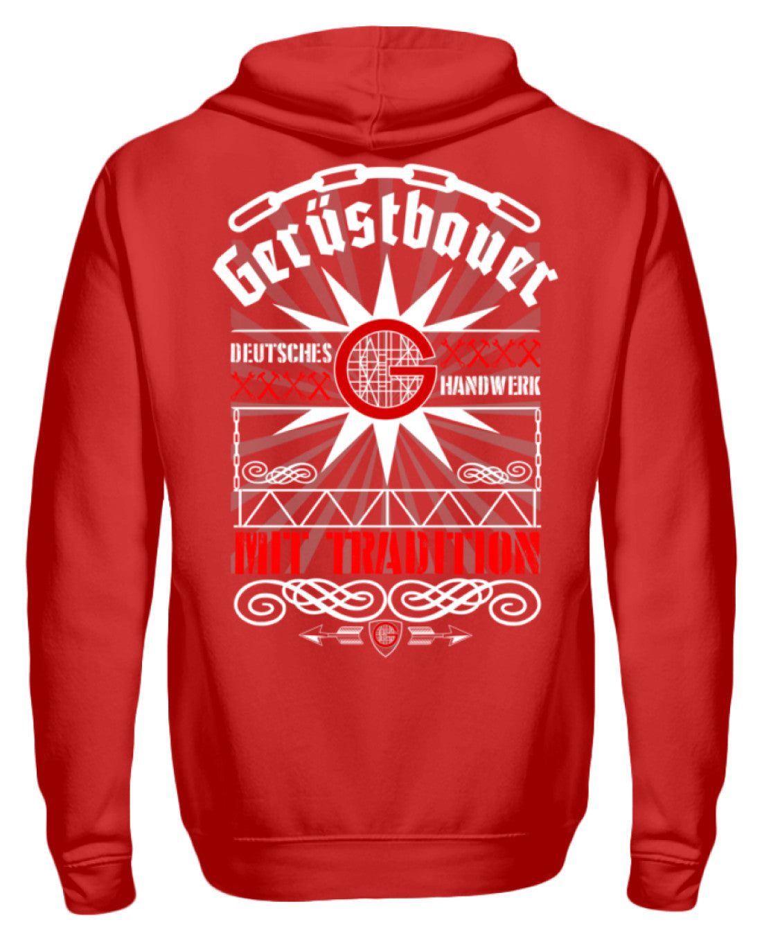Gerüstbauer Handwerk mit Tradition - Unisex Kapuzenpullover Hoodie €34.95 Gerüstbauer - Shop >>