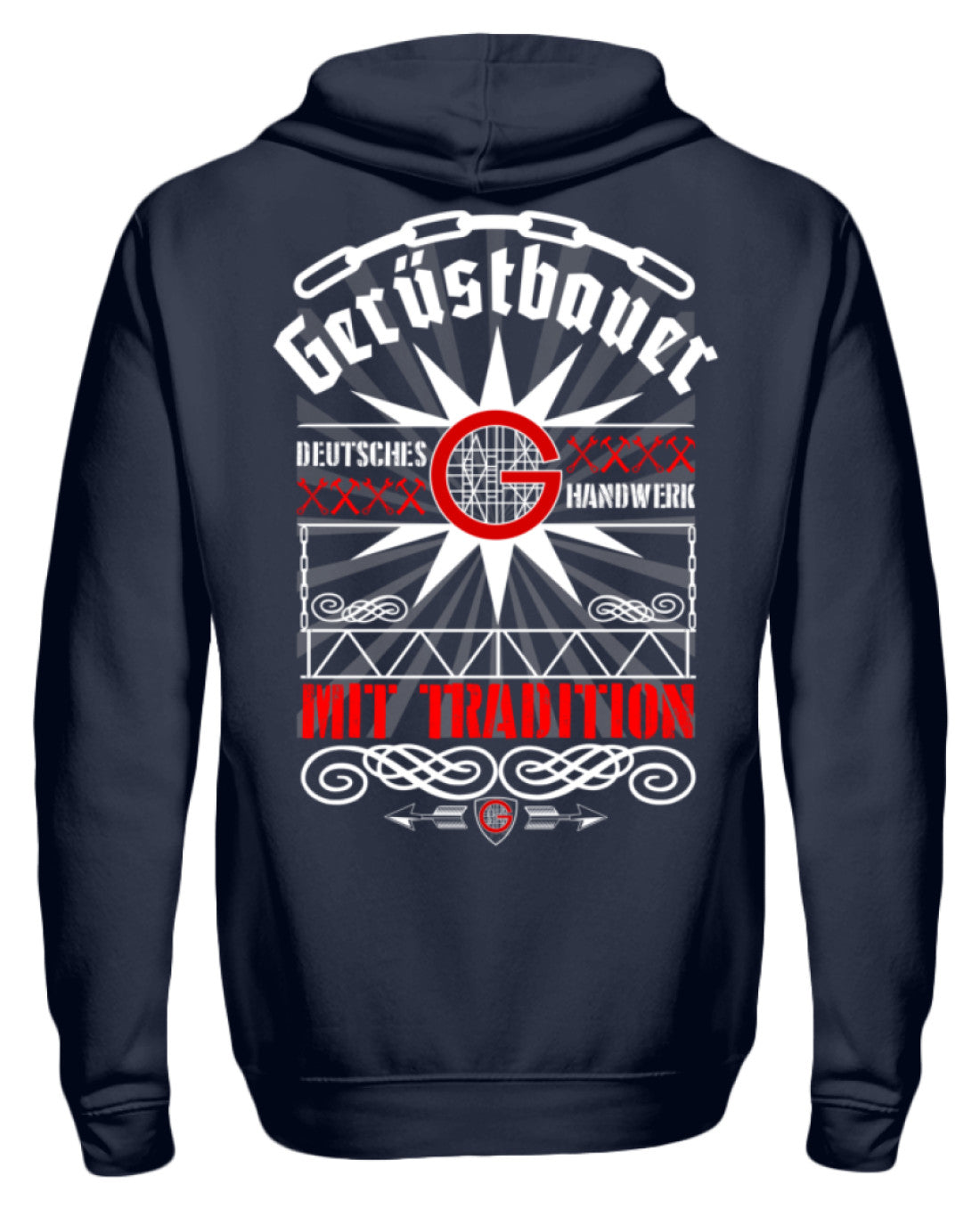 Gerüstbauer Handwerk mit Tradition - Unisex Kapuzenpullover Hoodie €34.95 Gerüstbauer - Shop >>