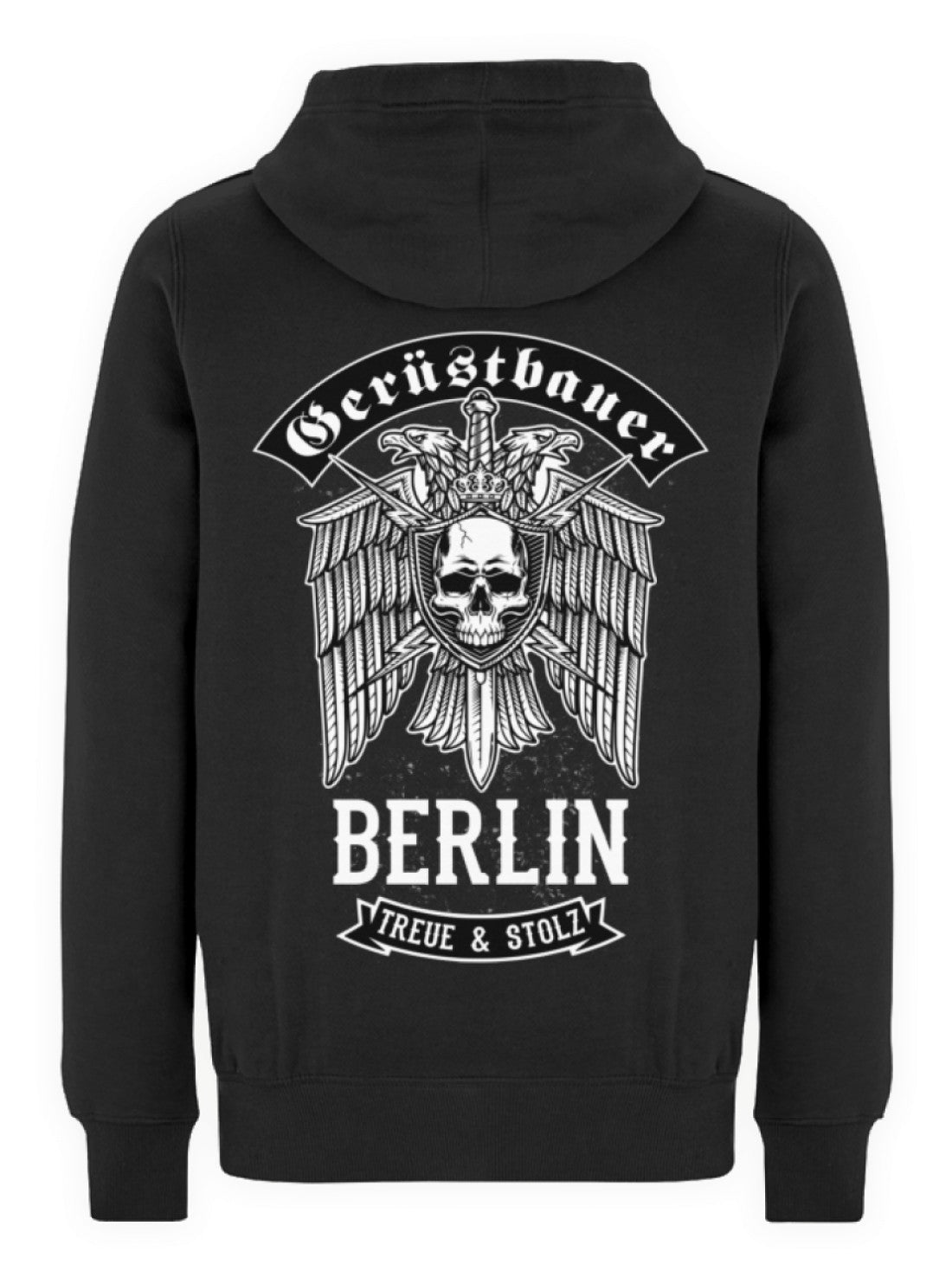 Gerüstbauer Berlin - Premium Kapuzenpullover €36.95 Gerüstbauer - Shop >>