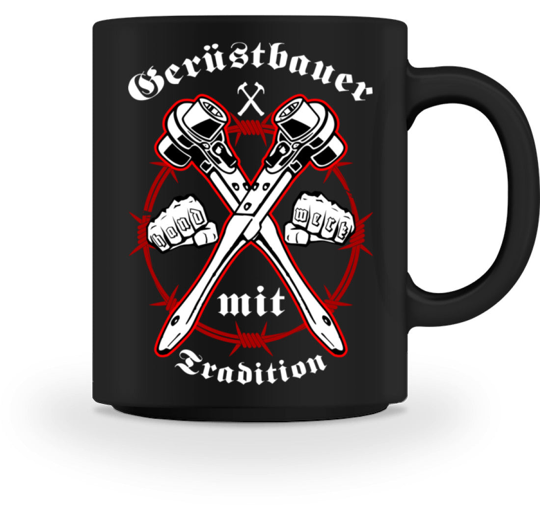 Gerüstbautasse / Handwerk mit Tradition - Tasse €18.95 Gerüstbauer - Shop >>