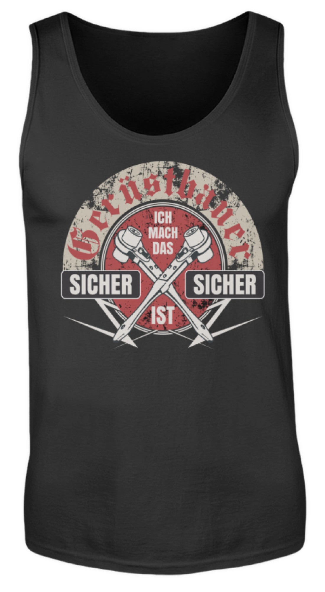 Gerüstbauer ICH MACH DAS - Herren Tanktop €22.95 Gerüstbauer - Shop >>