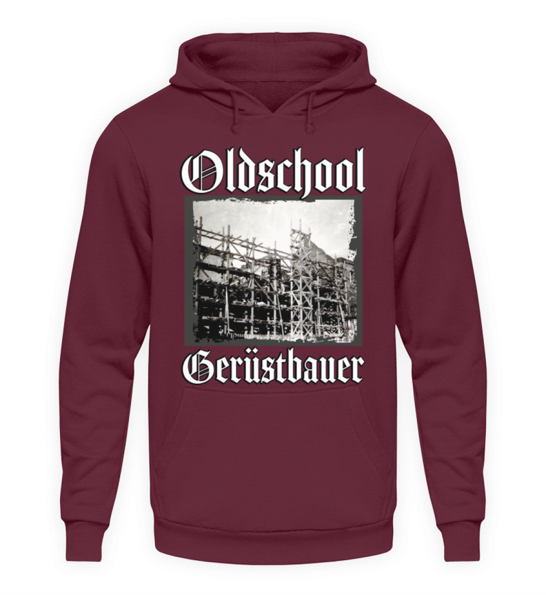 Oldschool Scaffolder Otter - Unisex Kapuzenpullover Hoodie €44.95 Gerüstbauer - Shop >>
