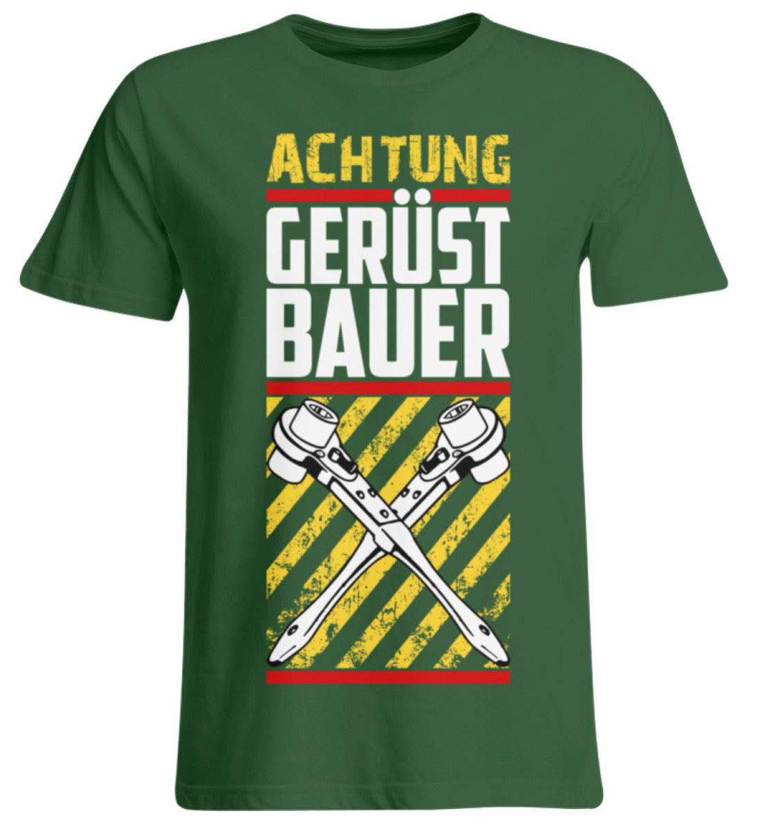 ACHTUNG GERÜSTBAUER - Übergrößenshirt €24.95 Gerüstbauer - Shop >>
