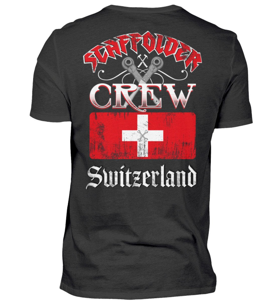 Gerüstbauer Schweiz Herren T-Shirt www.geruestbauershop.de