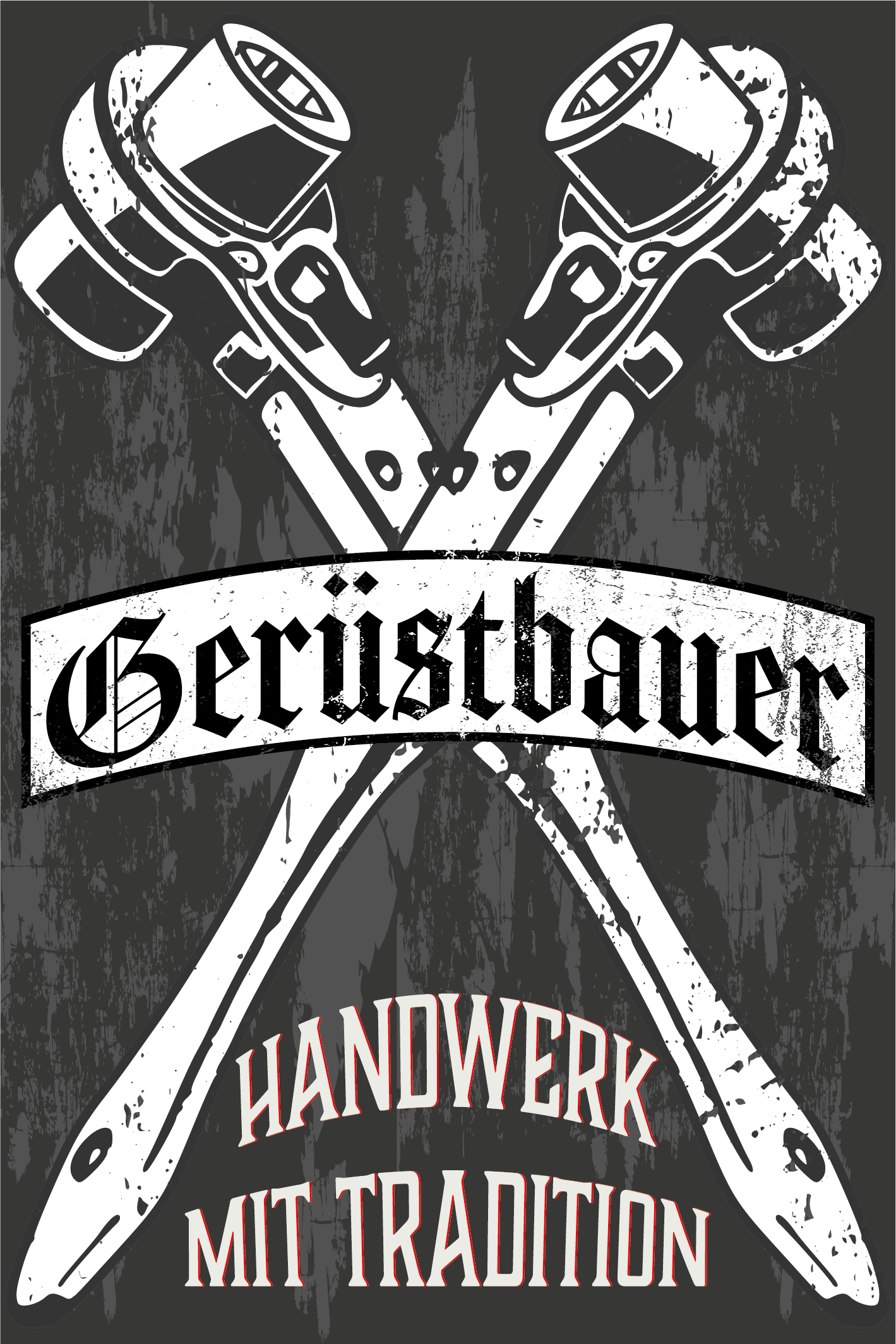 www.geruestbauershop.de Gerüstbauer Leinwand 50 x 75 cm