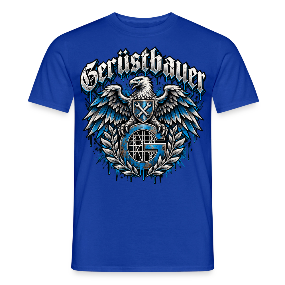 Gerüstbauer Adler - Männer T-Shirt - Dunkelblau