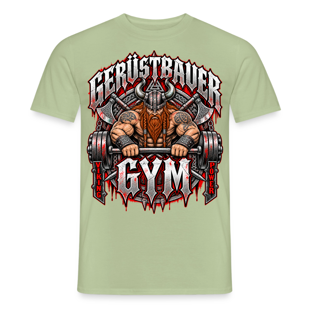 Gerüstbauer GYM - Männer T-Shirt - Sage