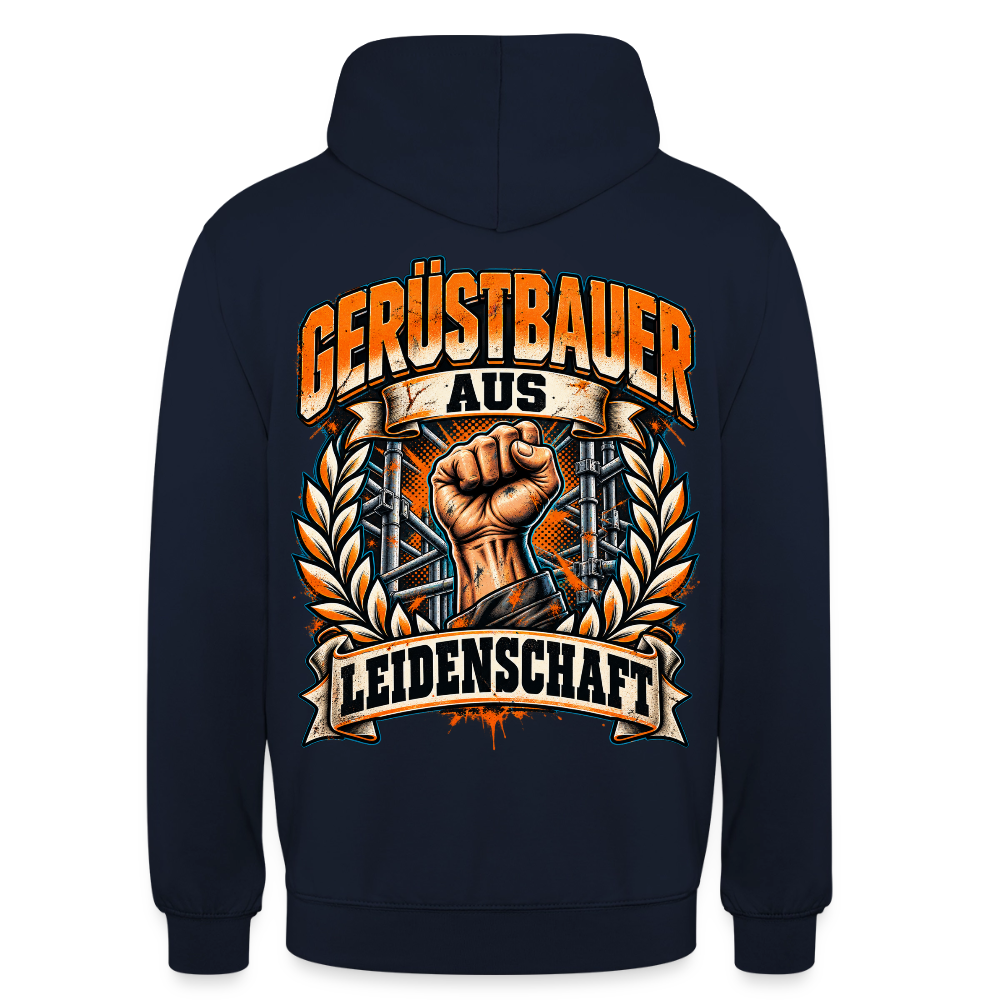 Gerüstbauer aus Leidenschaft Hoodie - Navy