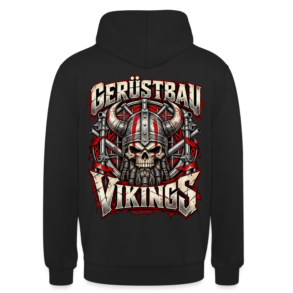 Gerüstbau Vikings Hoodie - Schwarz