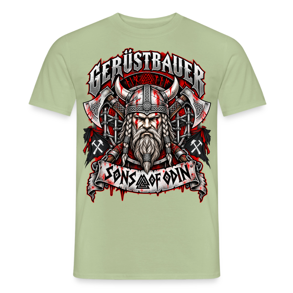 Gerüstbauer Viking - Männer T-Shirt - Sage