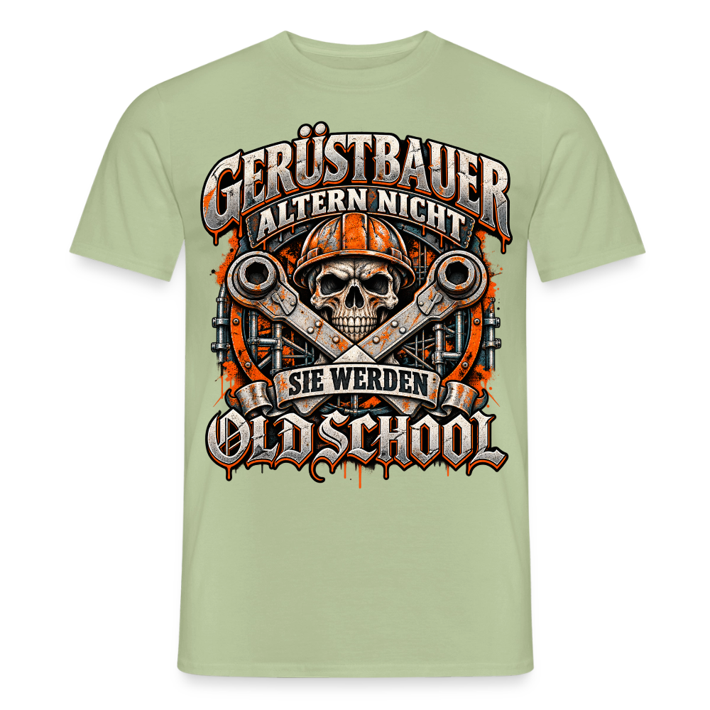 Gerüstbauer altern nicht - Männer T-Shirt - Sage