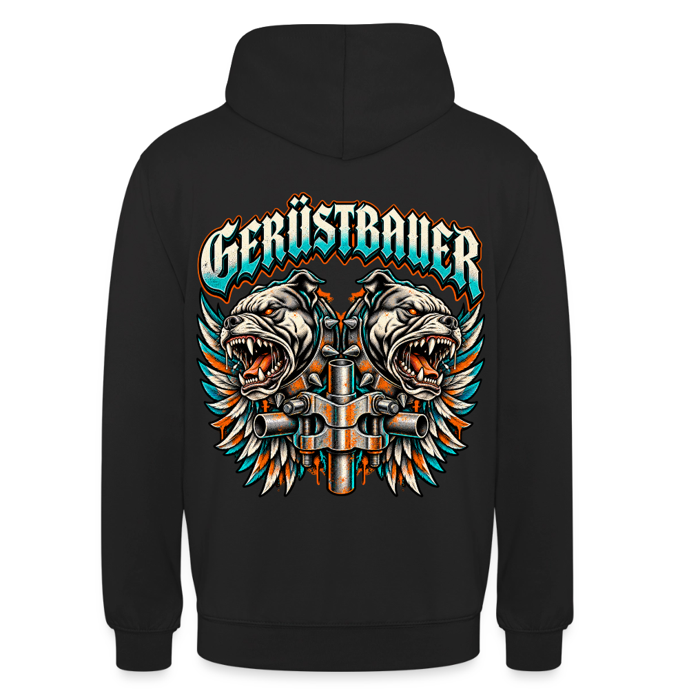 Gerüstbauer Dogs Hoodie - Schwarz