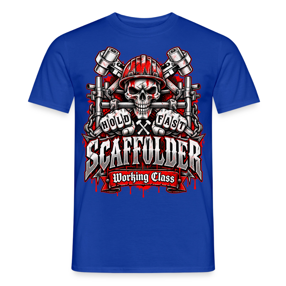 Scaffolder Working Class - Männer T-Shirt - Dunkelblau