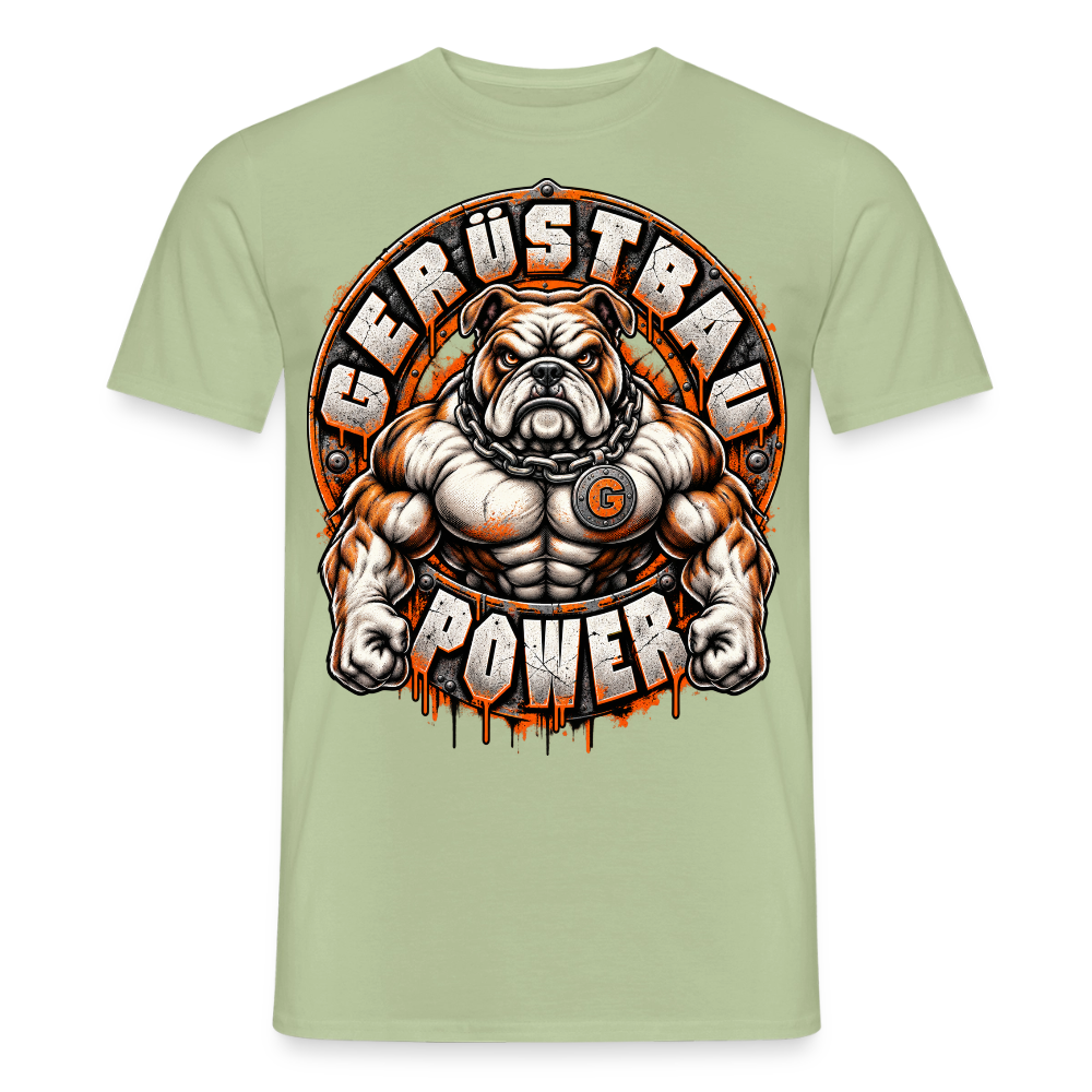 Gerüstbau Power - Männer T-Shirt - Sage