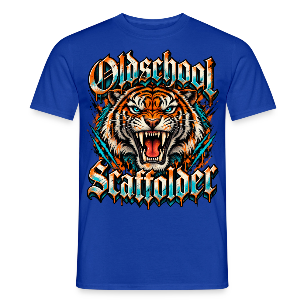 Oldschool Scaffolder - Männer T-Shirt - Dunkelblau
