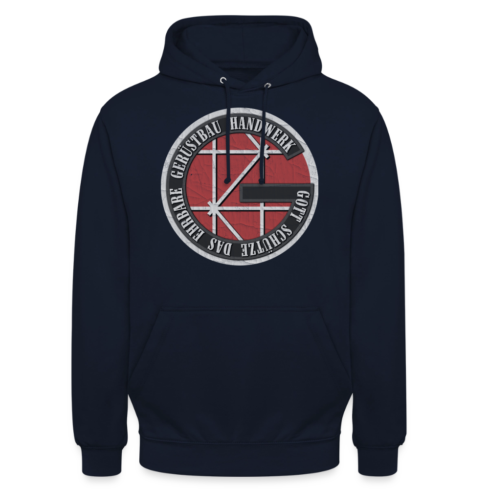 Gott schütze - Gerüstbauer Hoodie - Navy