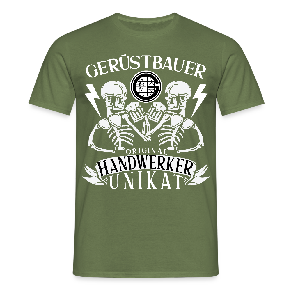 Gerüstbauer Unikat - Männer T-Shirt - Militärgrün