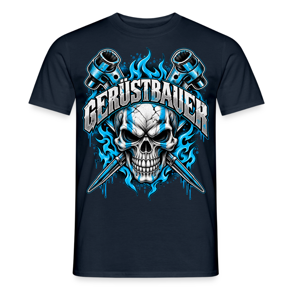 Gerüstbauer Ratsche - Männer T-Shirt - Navy