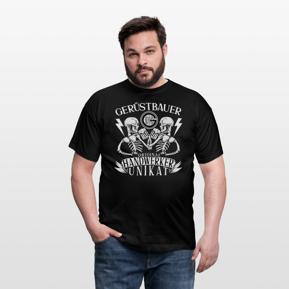 Gerüstbauer Unikat - Männer T-Shirt - Schwarz