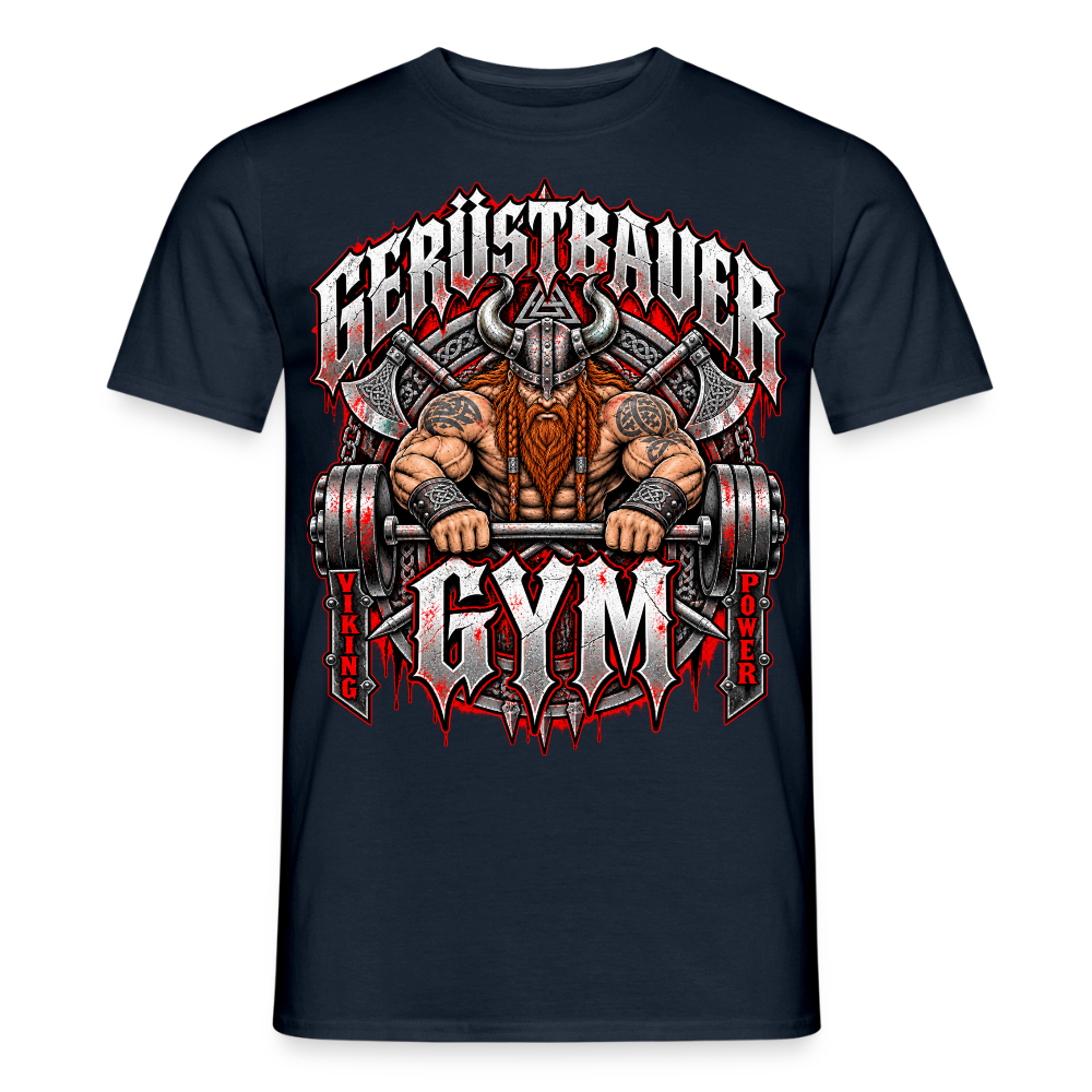 Gerüstbauer GYM - Männer T-Shirt - Navy