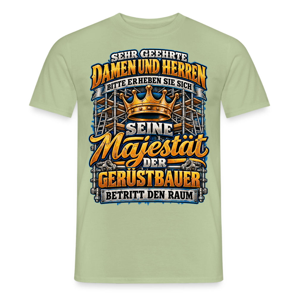 Seine Majestät der Gerüstbauer - Männer T-Shirt - Sage