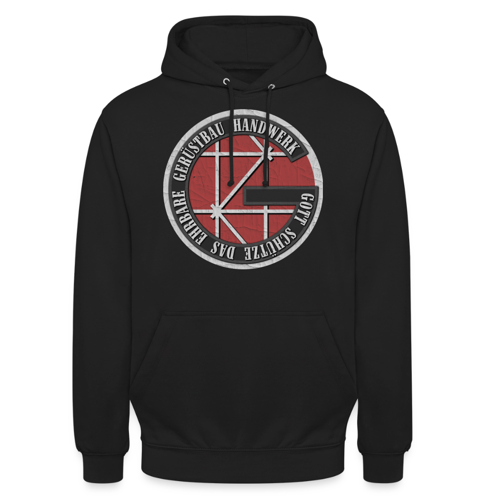 Gott schütze das Ehrbare Gerüstbau Handwerk- Gerüstbauer Hoodie - Schwarz