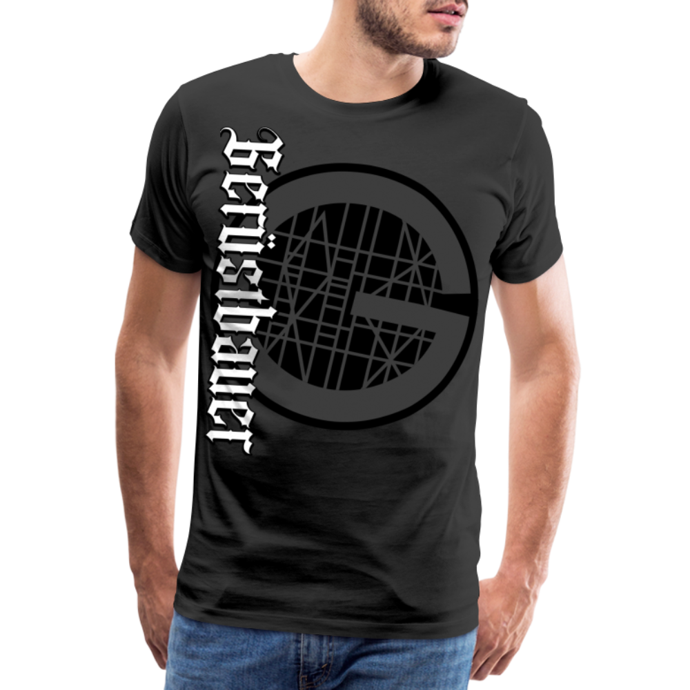 Gerüstbauer mit Leib und Seele II - Premium T-Shirt - Schwarz