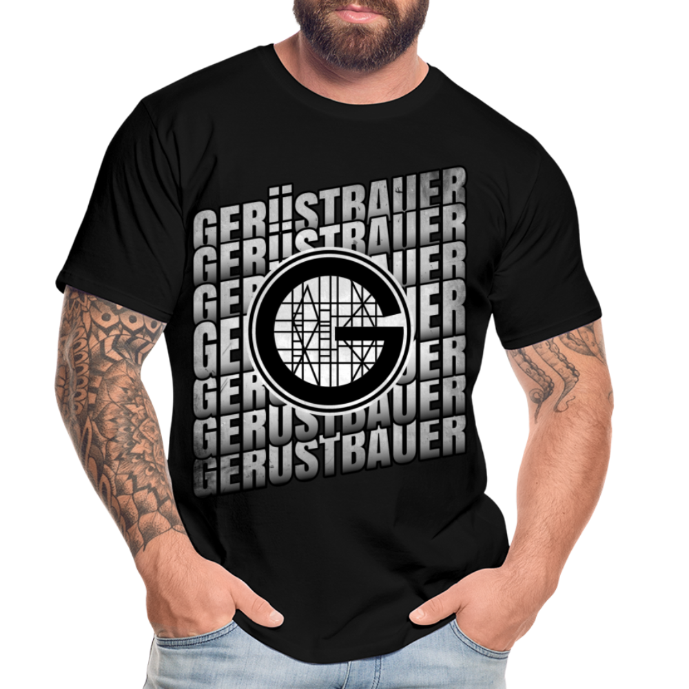 Gerüstbauer Premium T-Shirt - Schwarz