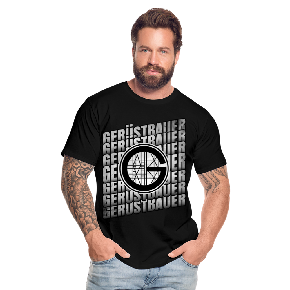 Gerüstbauer Premium T-Shirt - Schwarz