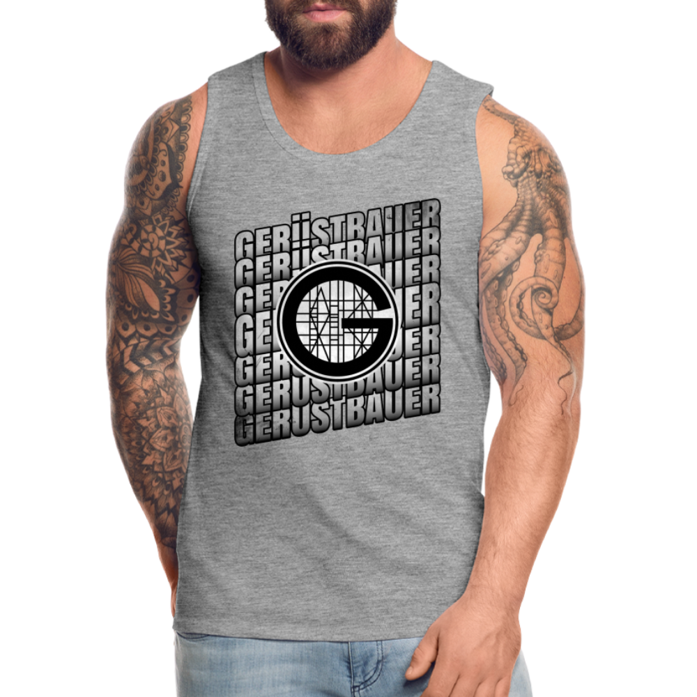 Gerüstbauer Premium Tank Top - Grau meliert