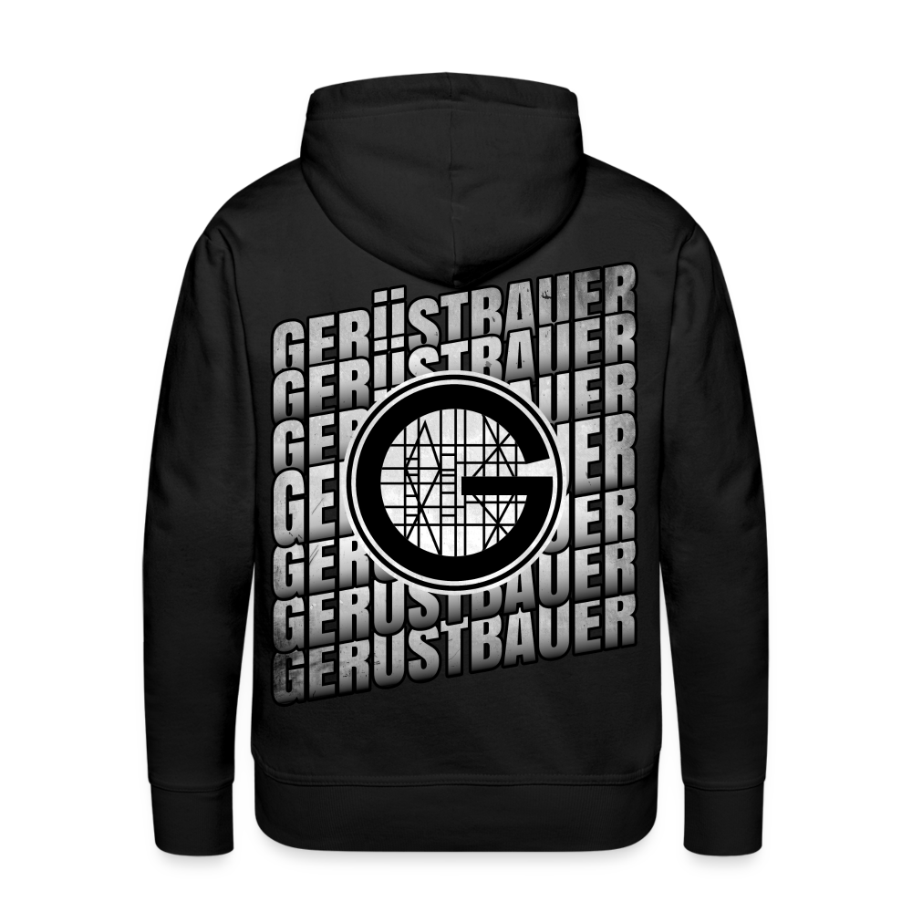 Gerüstbauer Premium Hoodie - Schwarz