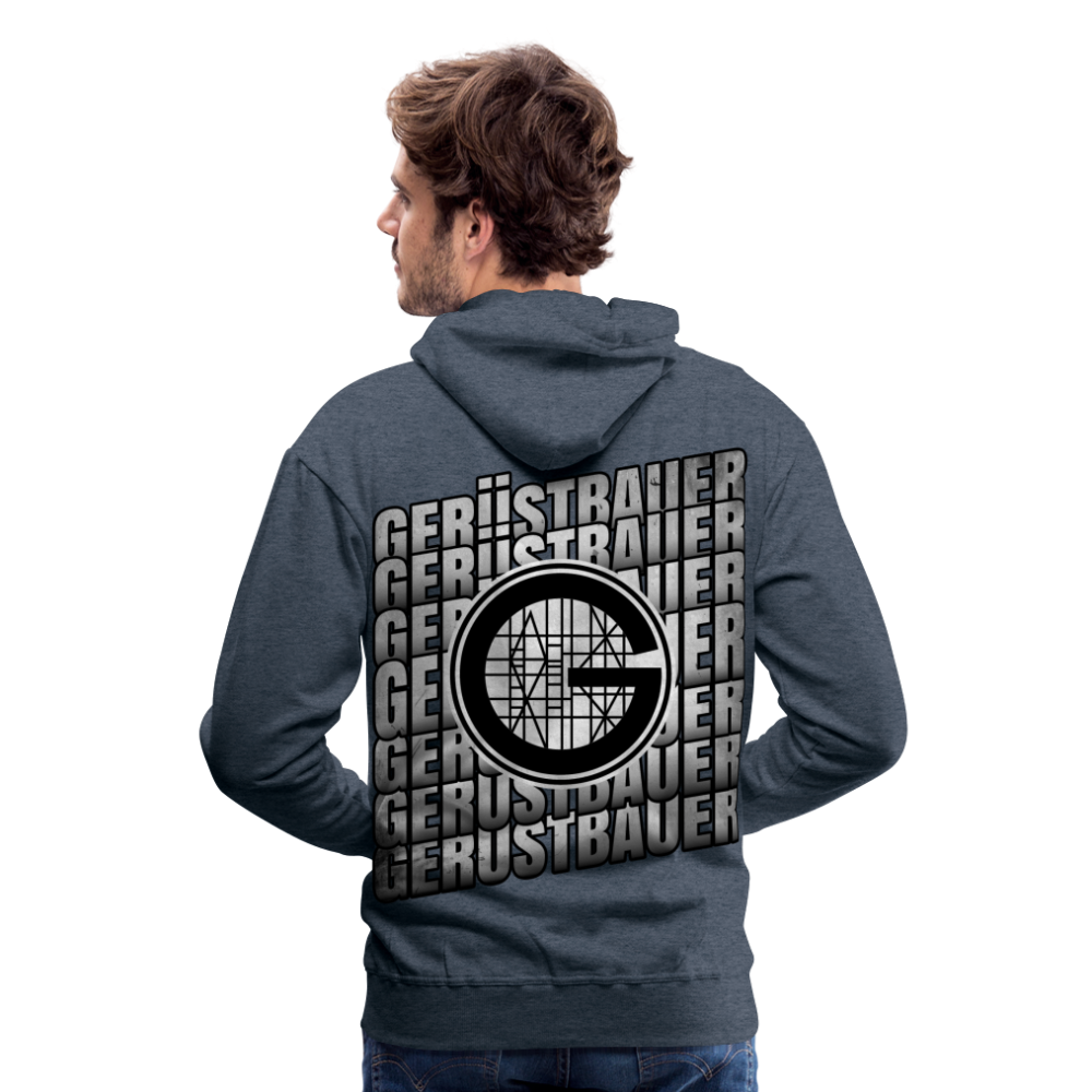 Gerüstbauer Premium Hoodie - Jeansblau