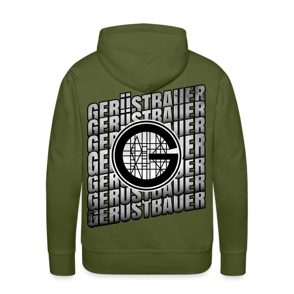 Gerüstbauer Premium Hoodie - Olivgrün