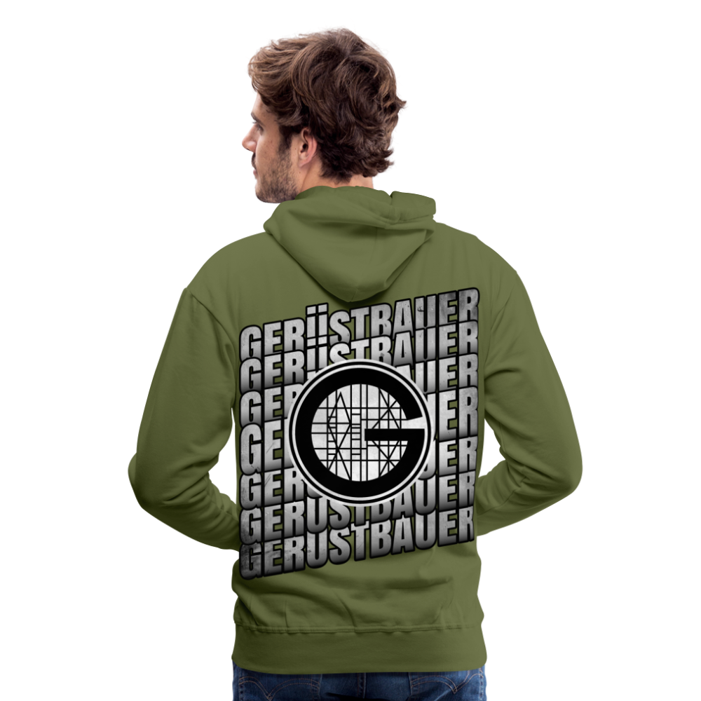 Gerüstbauer Premium Hoodie - Olivgrün