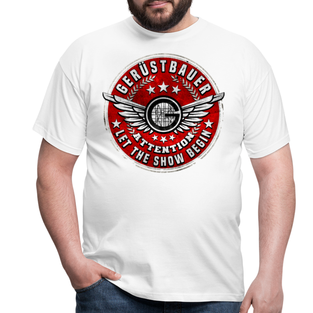 Gerüstbauer T-Shirt - weiß