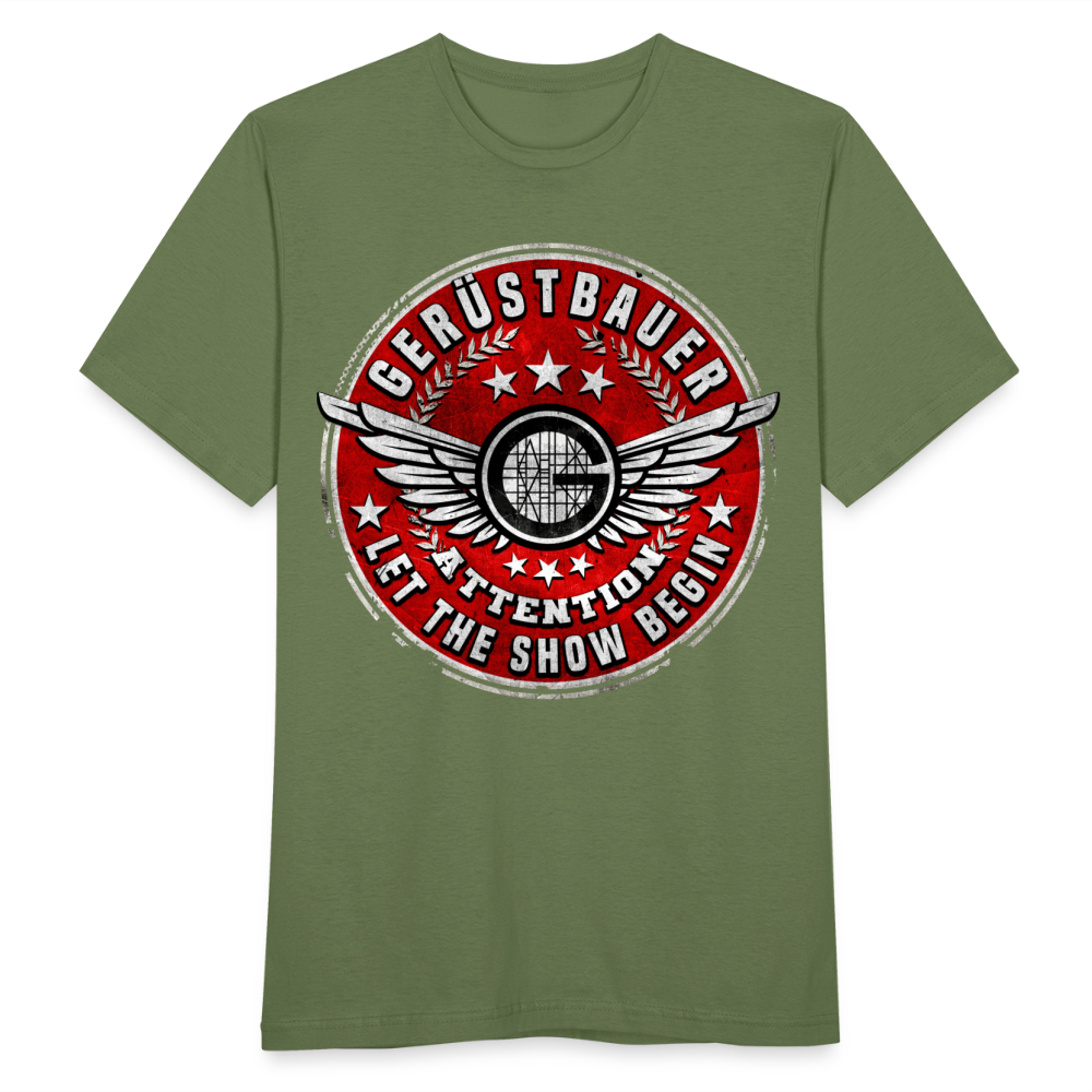 Gerüstbauer T-Shirt - Militärgrün