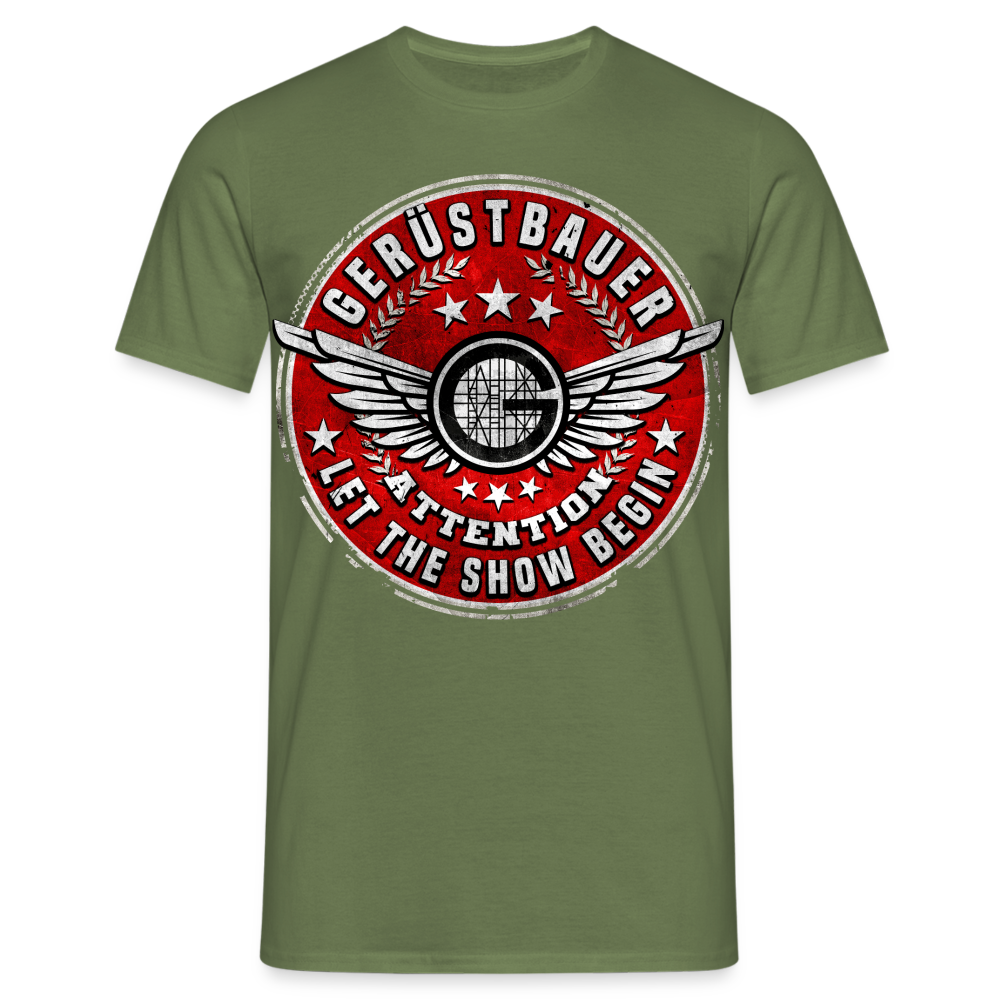 Gerüstbauer T-Shirt - Militärgrün