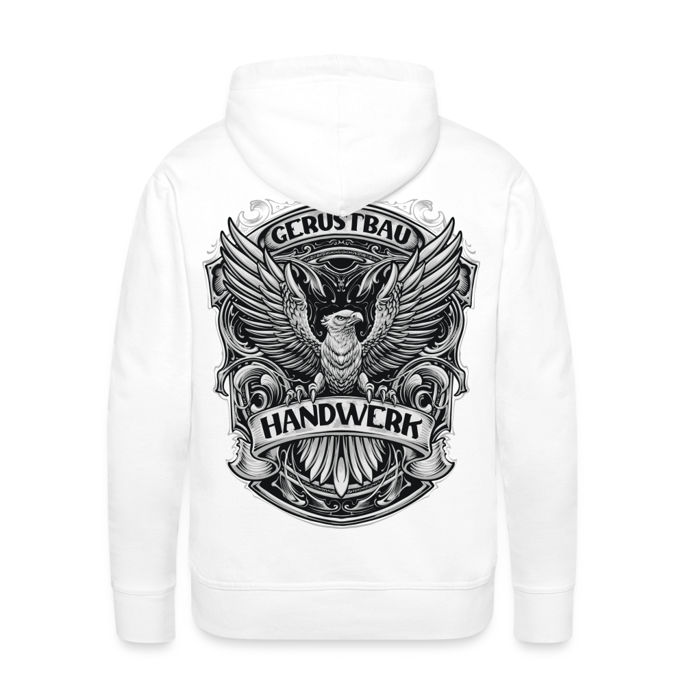 Gerüstbau Handwerk Premium Hoodie - weiß