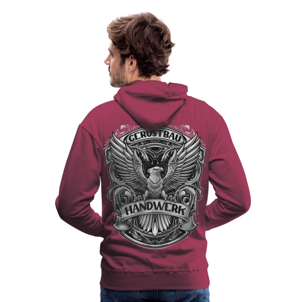 Gerüstbau Handwerk Premium Hoodie - Bordeaux