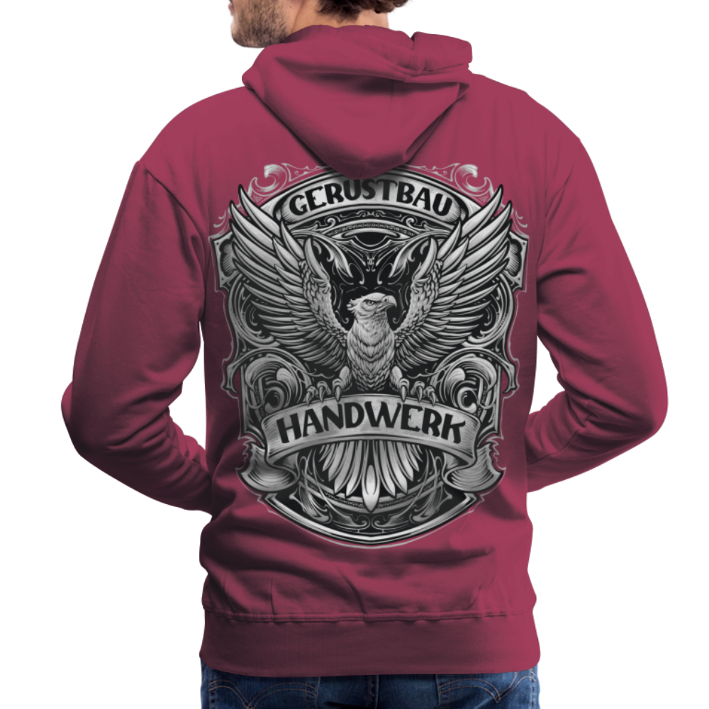 Gerüstbau Handwerk Premium Hoodie - Bordeaux