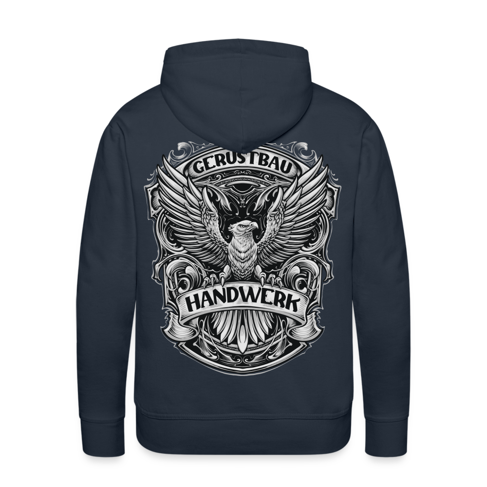 Gerüstbau Handwerk Premium Hoodie - Navy