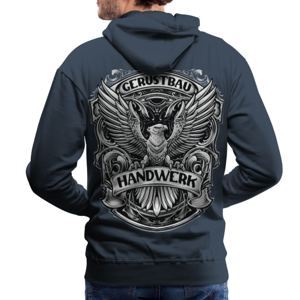 Gerüstbau Handwerk Premium Hoodie - Navy