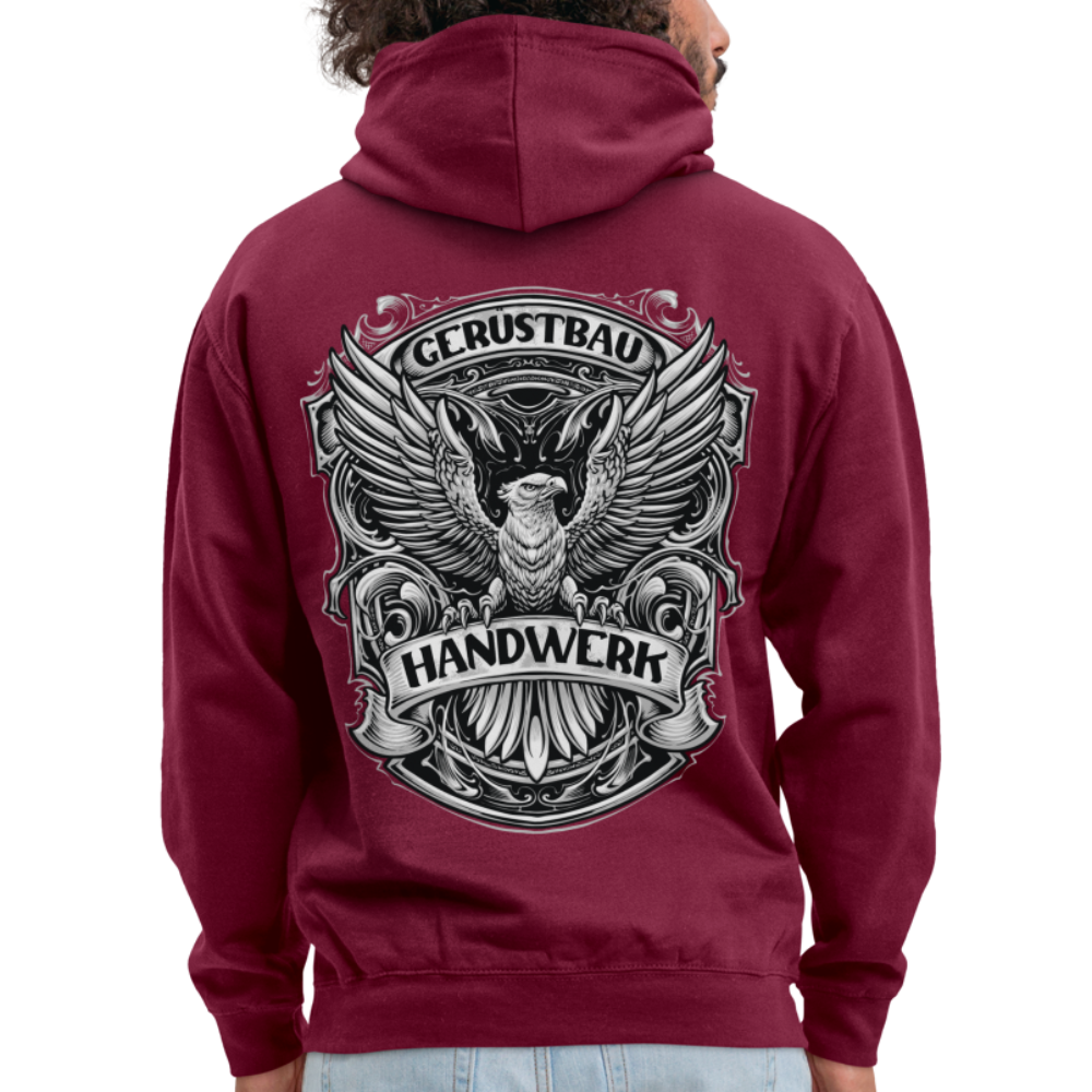 Gerüstbau Handwerk Unisex Hoodie - Bordeaux