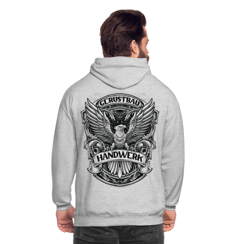 Gerüstbau Handwerk Unisex Hoodie - Hellgrau meliert