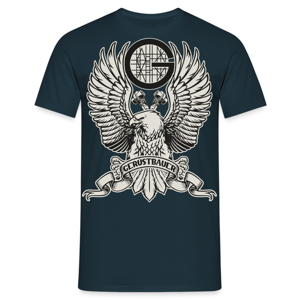 Gerüstbauer / Adler / Ratsche Premium T-Shirt - Navy