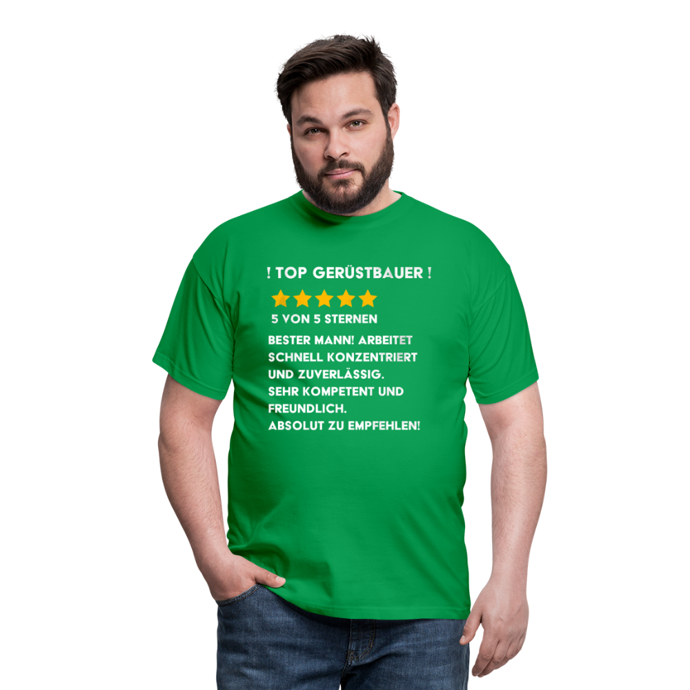 TOP Gerüstbauer Premium Männer T-Shirt - Kelly Green