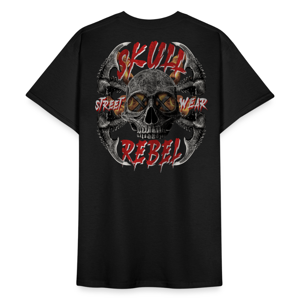 SkullRebel Streetwear Heavy T-Shirt - Schwarz
