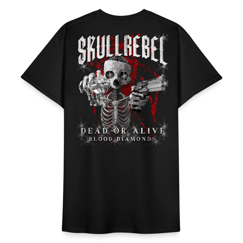 SkullRebel Blood Diamonds Heavy T-Shirt - Schwarz