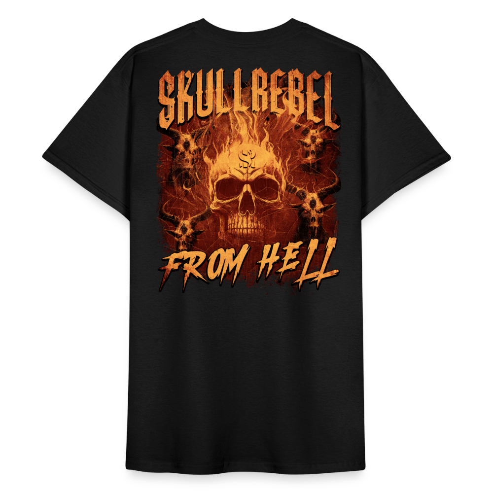 SkullRebel from Hell Heavy T-Shirt - Schwarz