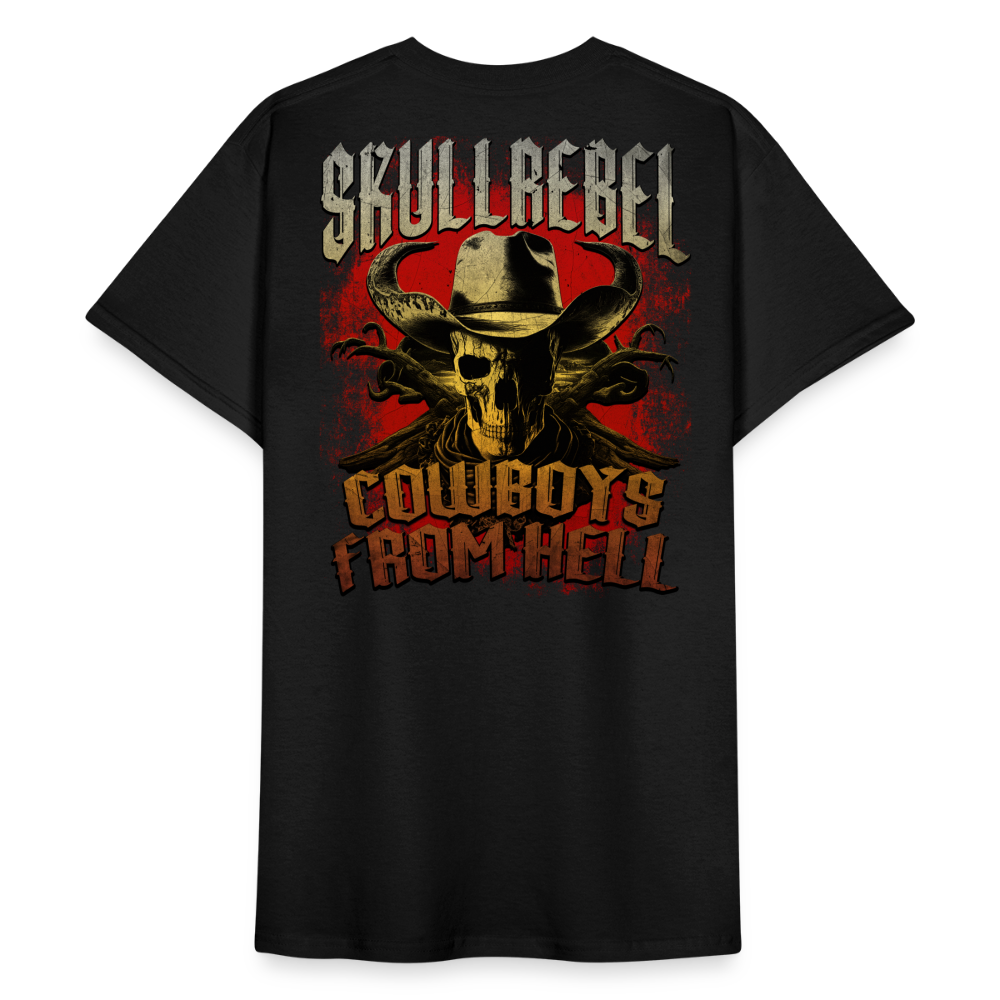 SkullRebel Cowboys from Hell Heavy T-Shirt - Schwarz